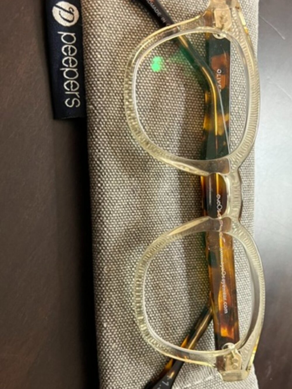 Reading glasses - clear and tortoise - Picture 10 of 10